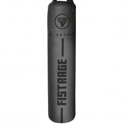 Boxing All FISTRAGE Heavy Punch Bag 5ft Black Matt Microfiber Leather (Filled & Unfilled)