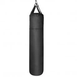 Boxing All FISTRAGE Heavy Punch Bag 5ft Black Matt Microfiber Leather (Filled & Unfilled)
