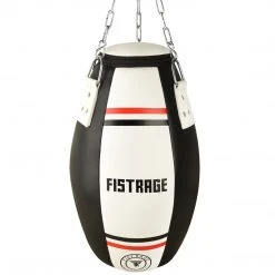 FISTRAGE Wrecking Punch Bag Microfiber Leather White (Filled & Unfilled)
