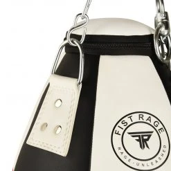 FISTRAGE Maize Heavy Punch Bag Microfiber Leather White (Filled & Unfilled) Boxing All