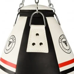 FISTRAGE Maize Heavy Punch Bag Microfiber Leather White (Filled & Unfilled) Boxing All