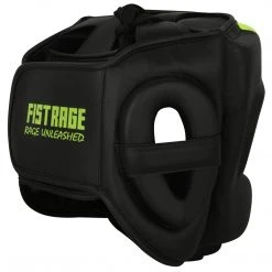 Boxing All FISTRAGE Microfiber Leather Head Guard Full Face With Nose Protection