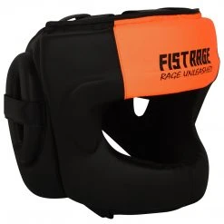Boxing All FISTRAGE Microfiber Leather Head Guard Full Face With Nose Protection