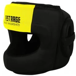 Boxing All FISTRAGE Microfiber Leather Head Guard Full Face With Nose Protection