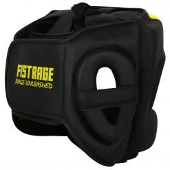 Boxing All FISTRAGE Microfiber Leather Head Guard Full Face With Nose Protection