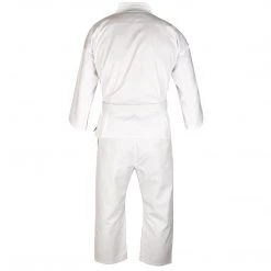 Fistrage USA FISTRAGE Karate Gi 8 Oz Lightweight Uniform With Belt Soft Poly Cotton Blend Fabric For Martial Arts Beginner Training Suit Gi's