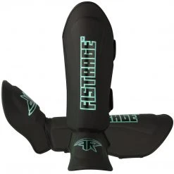 FISTRAGE SHIN GUARD MATT BLACK Boxing All