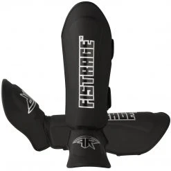 FISTRAGE SHIN GUARD MATT BLACK Boxing All